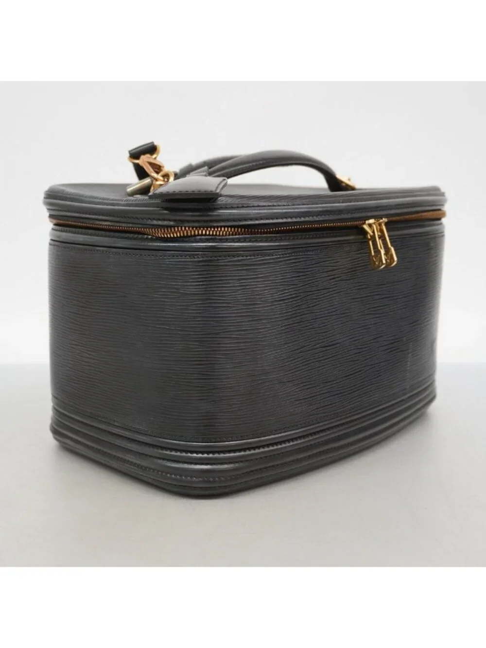 Louis Vuitton Vanity Bag Epi Nice Noir 2-Way